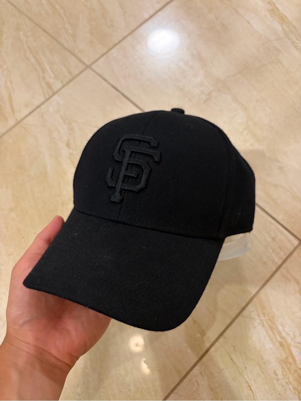 New Era Black San Francisco SF Logo Cap